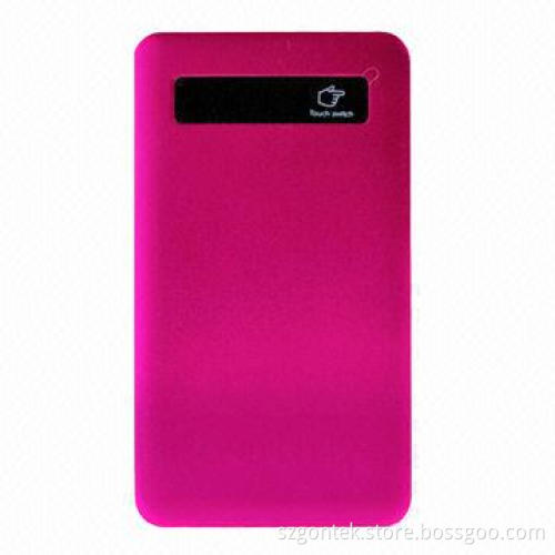 Super Slim Power Banks with 4,000mAh Capacity and Touch Button